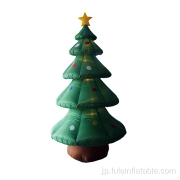巨大な屋外の膨脹可能なクリスマスツリー